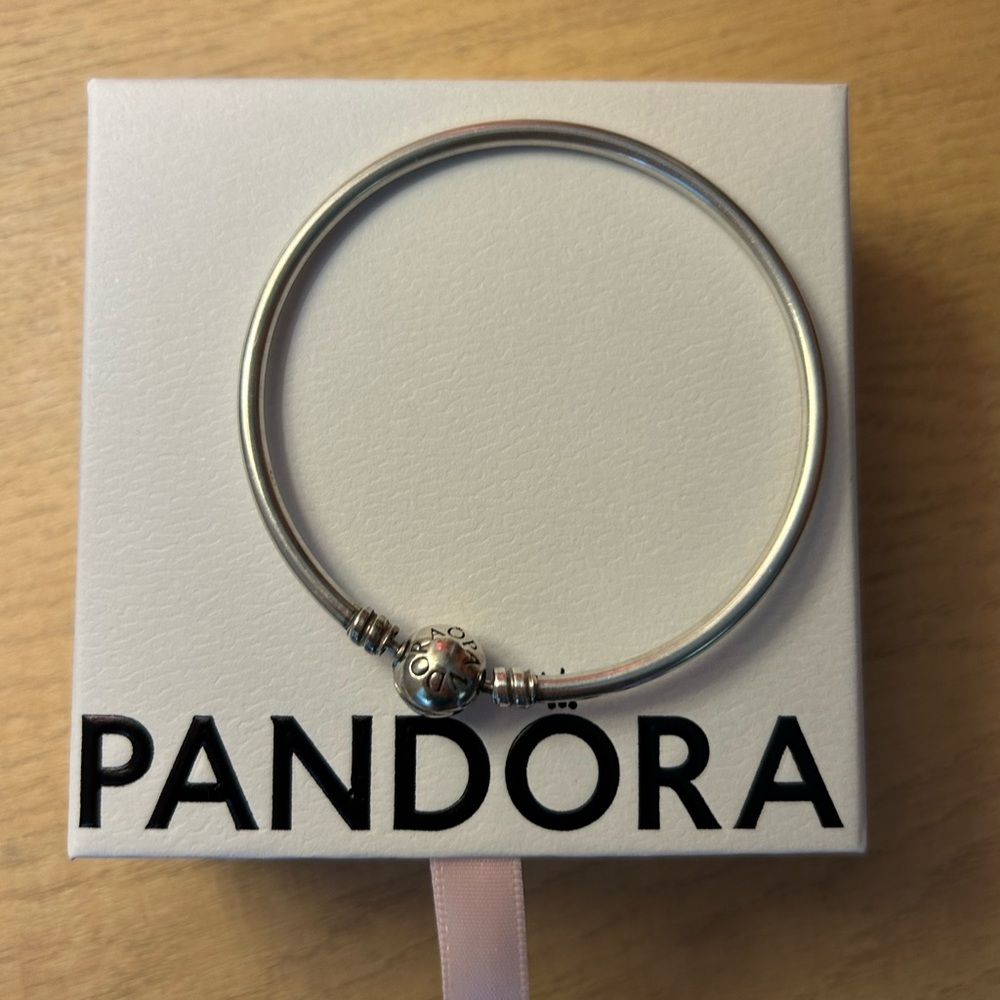 Pandora Silver Classic Bangle
